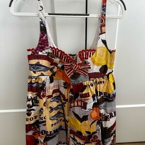 Anthropologie Unworn Tags Still on Italian Summer Print Romper